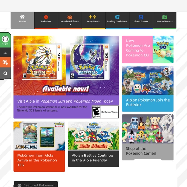 The Official Pokémon Website