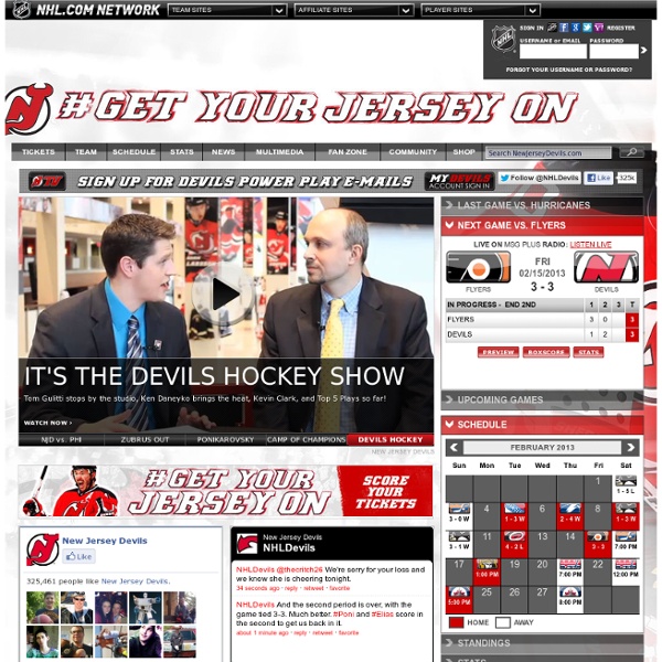 The Official Web Site - New Jersey Devils