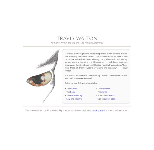 The Official Travis Walton Web Site