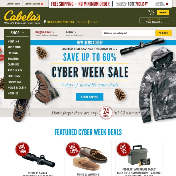 Cabela's Online Store