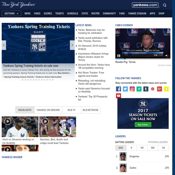 The Official Site of The New York Yankees