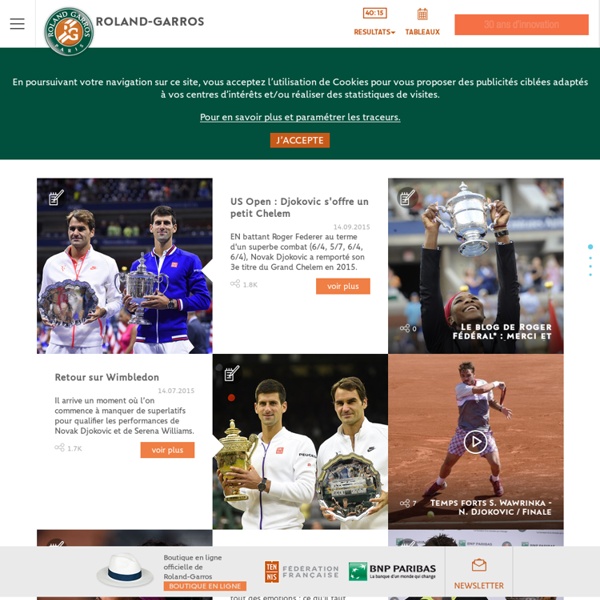 Grand Chelem - Roland Garros