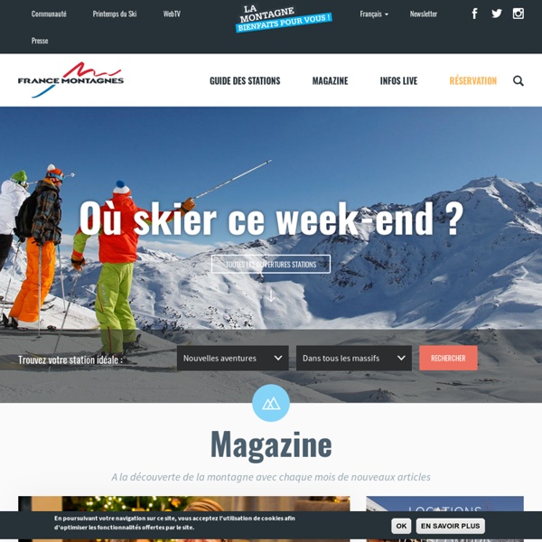 Site Officiel des Stations de Ski en France : France Montagnes