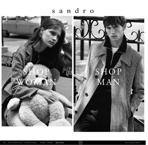 E-Boutique Officielle SANDRO / Collection 2015