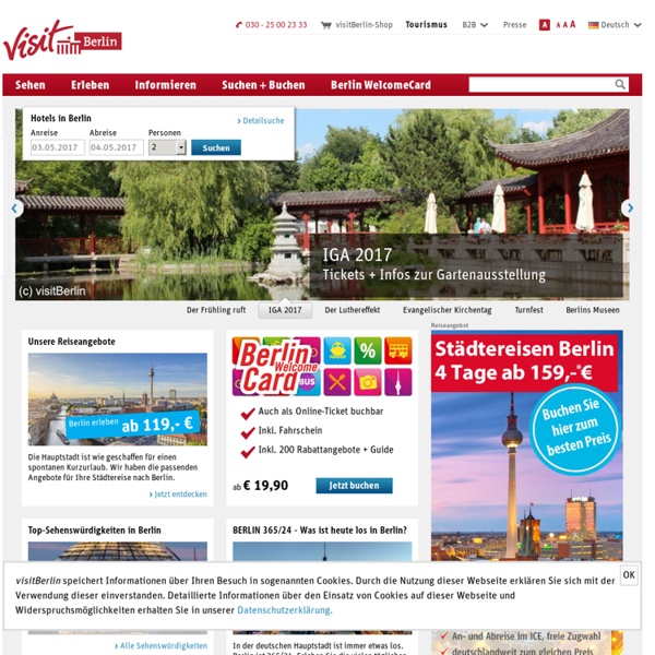 Berlin - offizielles Tourismusportal - visitBerlin.de