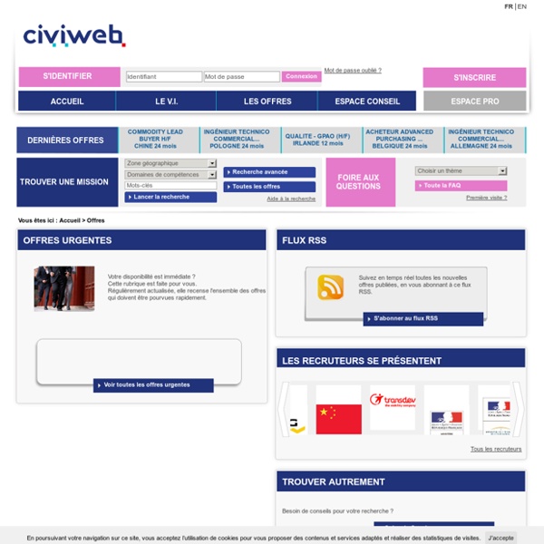 Offres - Civiweb.com