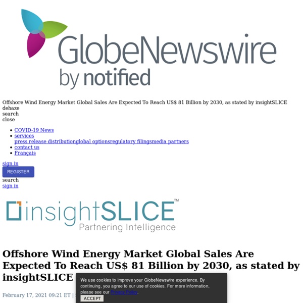 Offshore Wind Energy Market Global Sales Are Expected To