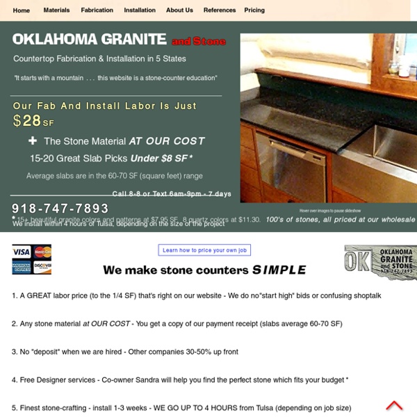 Granite Countertops Tulsa OK KS AR MO