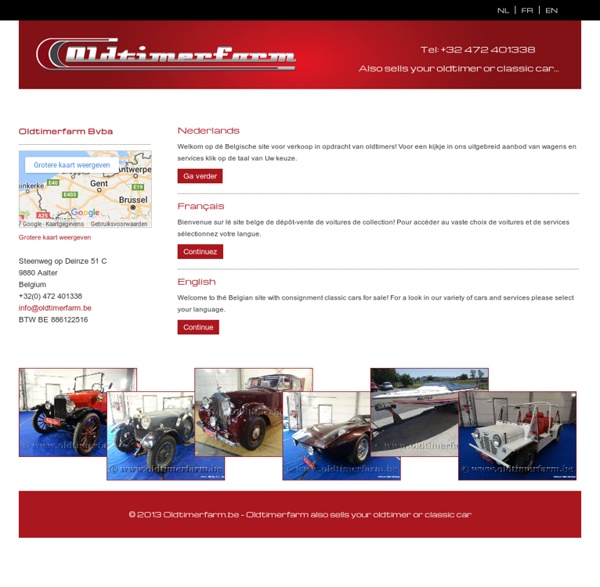 Oldtimerfarm.be - also sells your oldtimer or classic car