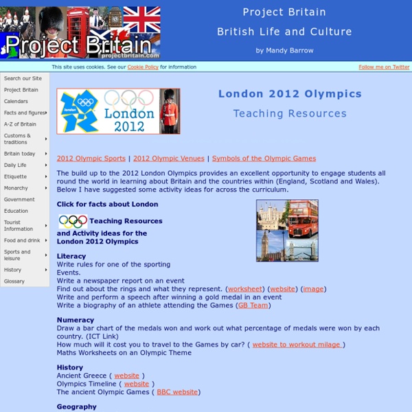 London 2012 Olympic Teaching Resources