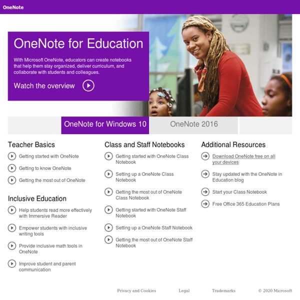 OneNote for Teachers - Interactive Guides