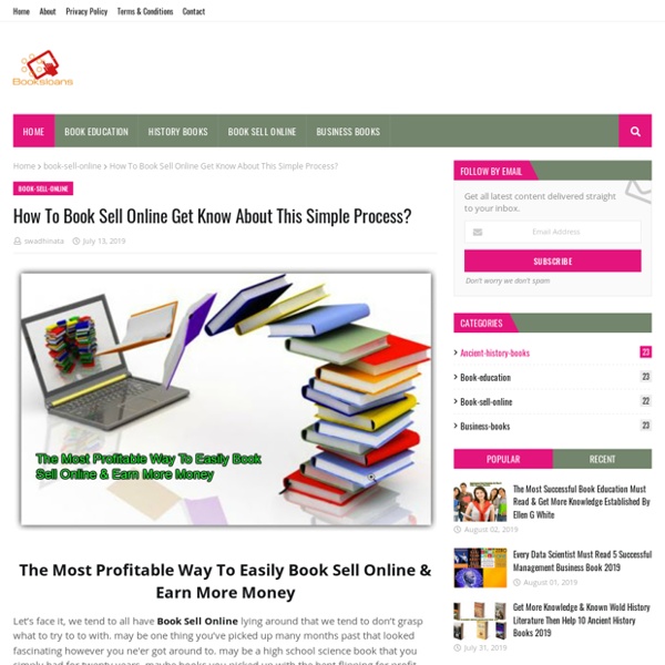 How To Book Sell Online Get Know About This Simple Process?