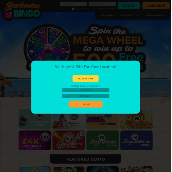 Online Bingo at Barbados Bingo - Play Bingo Games Today