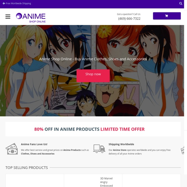 Anime Shop Online - Buy Anime Clothes, Shoes and Accessories