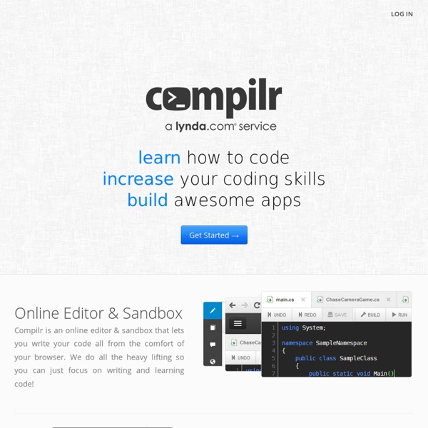 Online Compiler, Editor & IDE for C, C++, C#, Java, Javascript, PHP, Ruby, VB