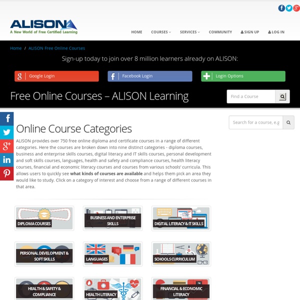 List of Free Online Courses Subjects