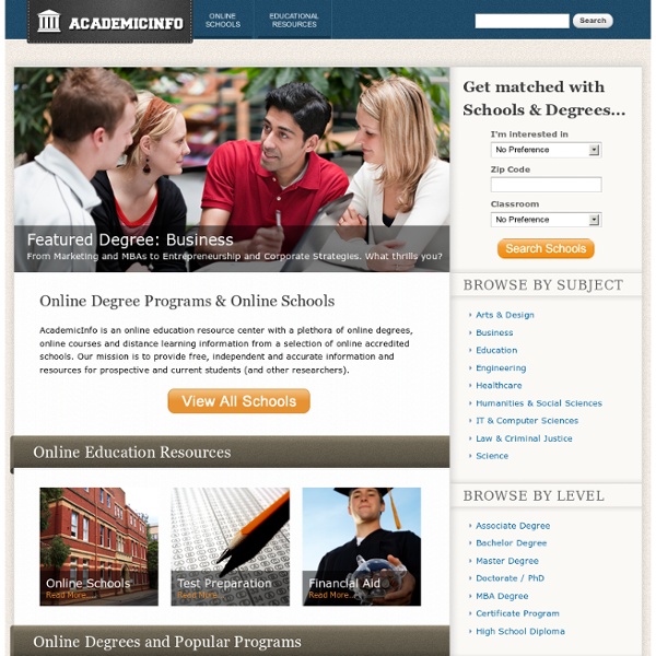 Online Degrees from Accredited Schools