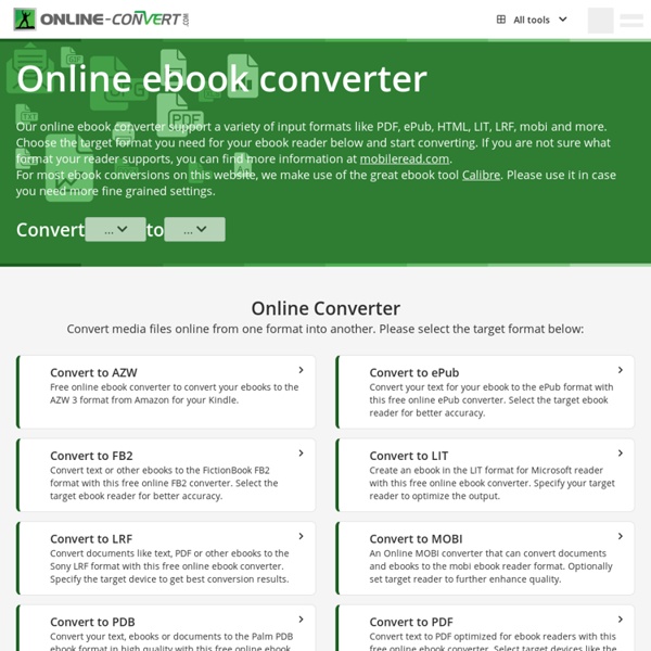Online ebook converter