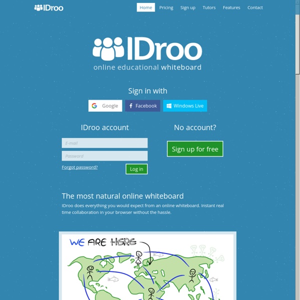 IDroo - Online Educational Whiteboard