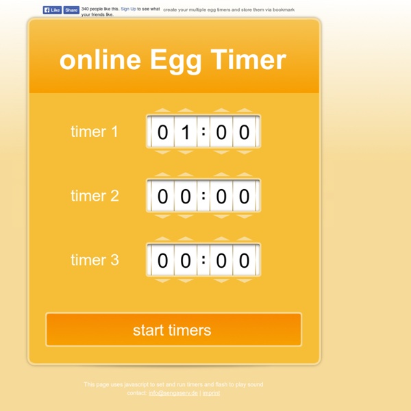Online Egg Timer