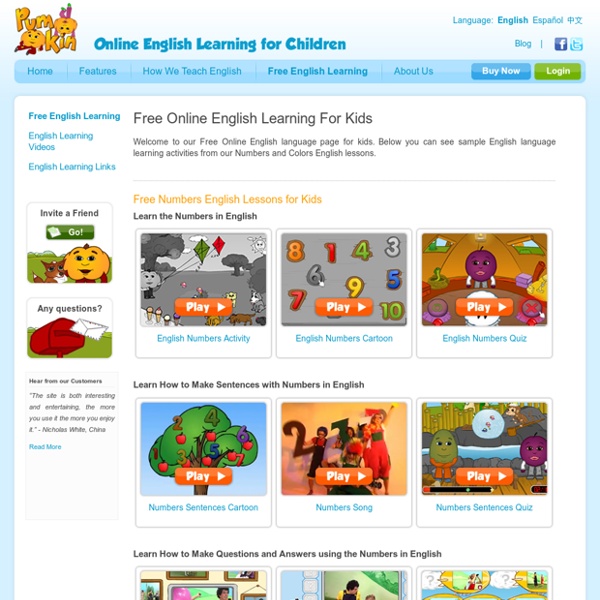 Free Online English Learning For Kids