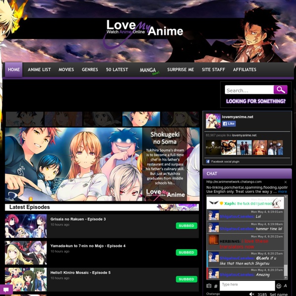 Stream Anime Episodes Free - LoveMyAnime