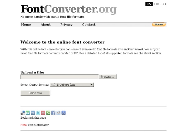 Online font converter