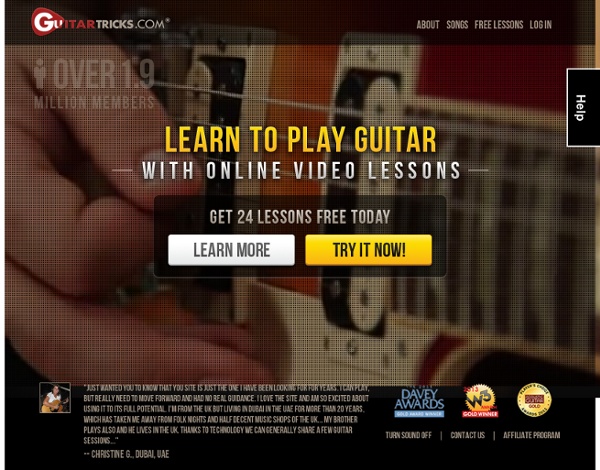 Online Guitar Lessons