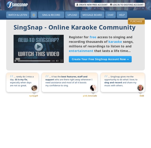 Online Karaoke - Sing & Record Songs