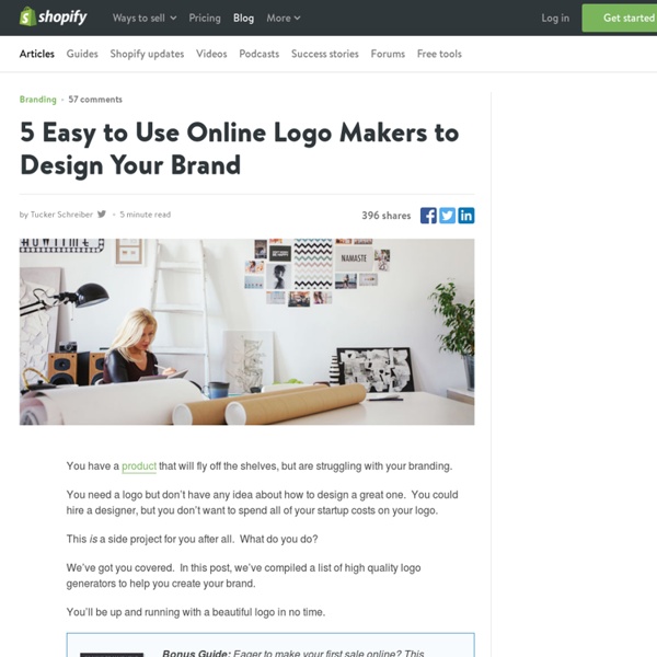 5 Online Logo Makers & Generators to Design Your Brand