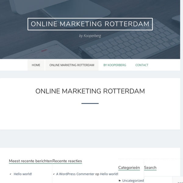 Online Marketing Rotterdam - Online Marketing Rotterdam