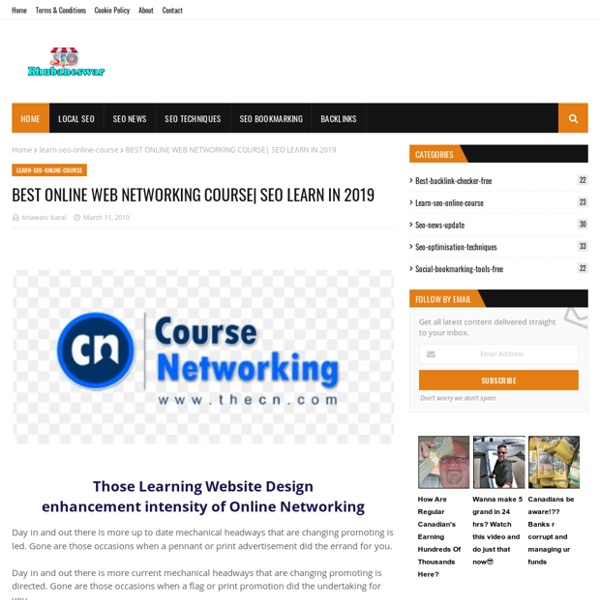 BEST ONLINE WEB NETWORKING COURSE