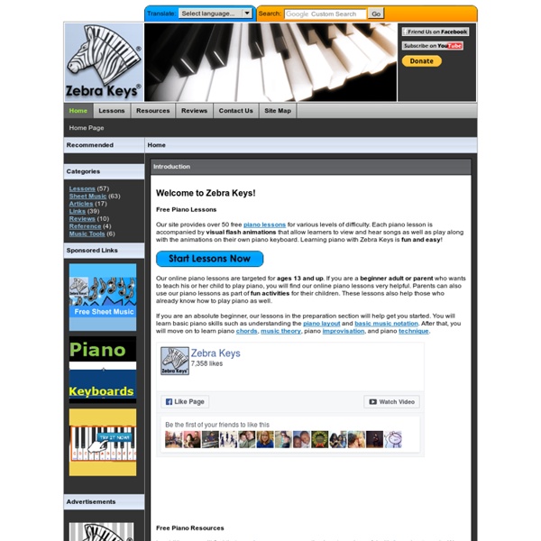 Free Online Piano Lessons