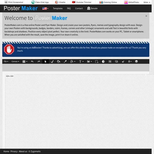 Free online Poster maker - PosterMaker.com