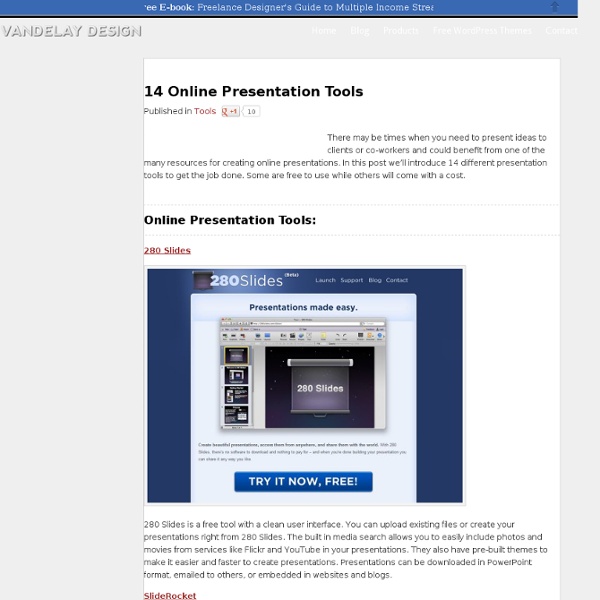 14 Online Presentation Tools
