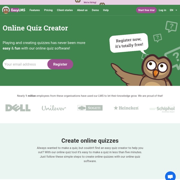 Online Quiz Creator: Play or Make a Quiz for Free!