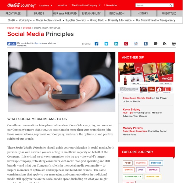 Online Social Media Principles