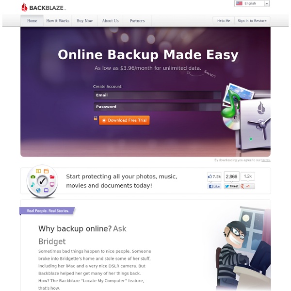 Easiest Online Backup Service - Backblaze