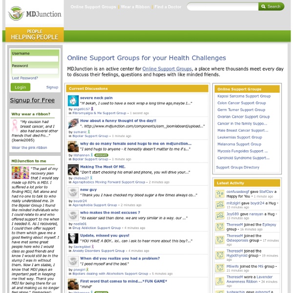 Online Support Groups for your Health Challenges