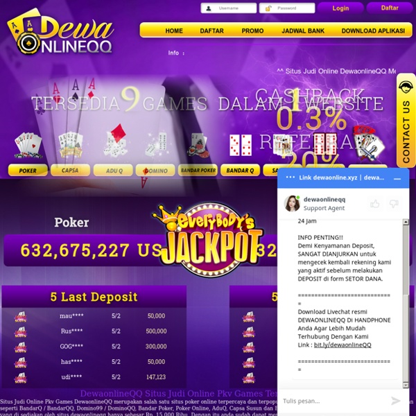Situs Judi Poker Online Pkv Games Terpercaya : DewaOnlineQQ