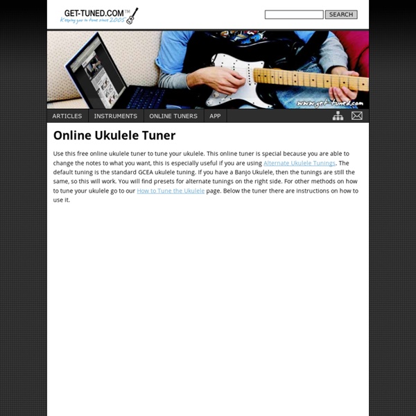 Online Ukulele Tuner