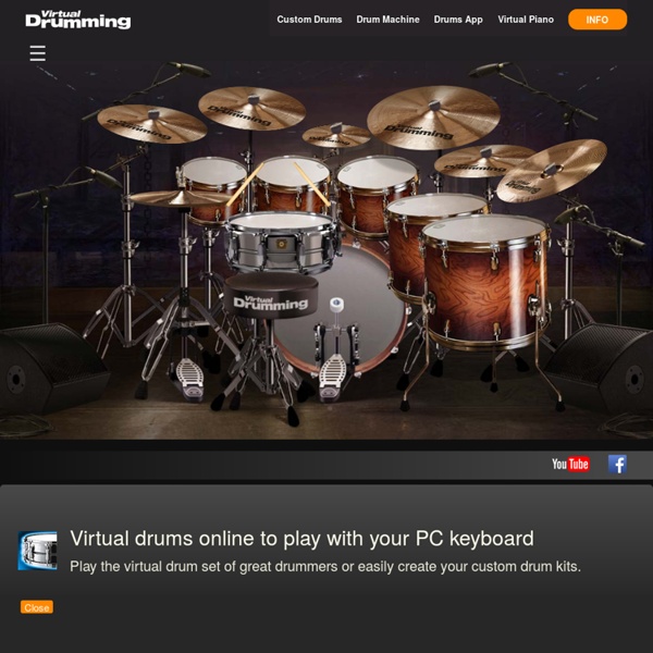 Virtual drums, Drum games, Online games for kids