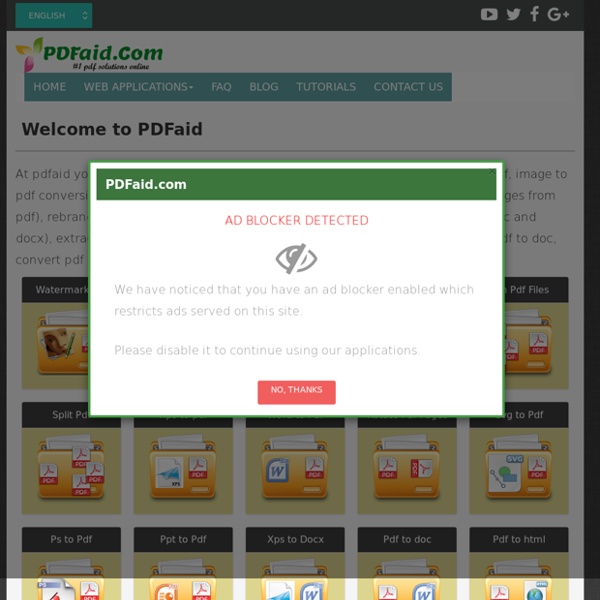 Pdf Tools Online - Watermark and Pdf Conversion