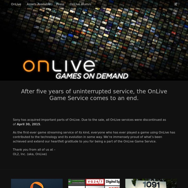 OnLive: The Future of Video Games