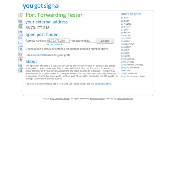 Open Port Check Tool Test Port Forwarding on Your Router Pearltrees