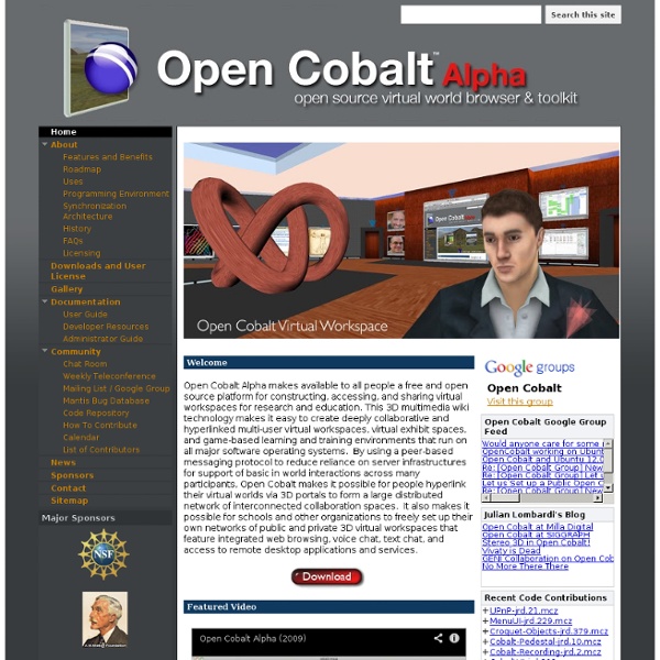 Open Cobalt Website
