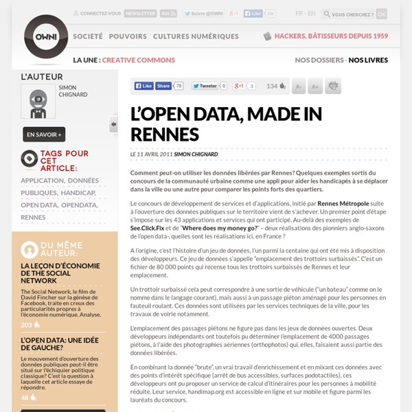 L’open data, made in Rennes