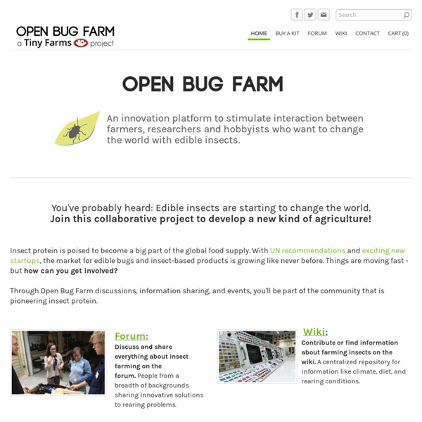 Open Bug Farm - Grow Your Own Bugs