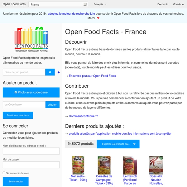 Scannez votre supermarché et participez à la grande opération Open Food Facts  #info #aliments #opendata