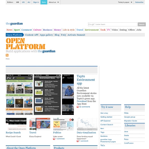 The Guardian Open Platform